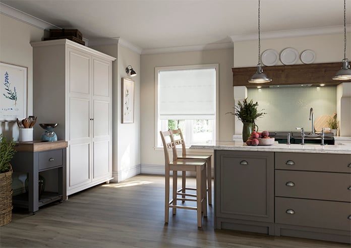 Odessa Velvet, Frost - Twist&Fit Roman Blind - Image 7